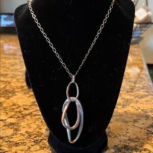 Funky Silver Chain Necklace